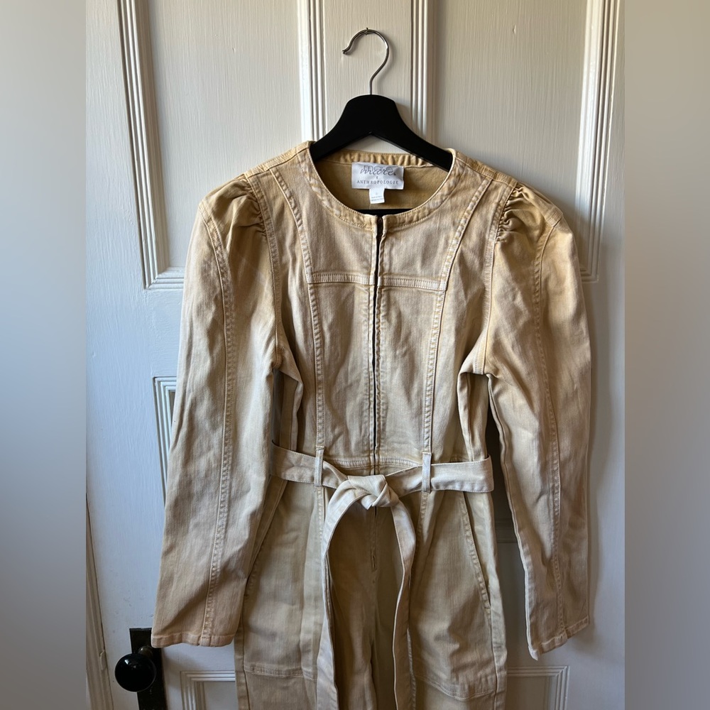 NWT Anthropologie X Mare Mare | Puff Long Sleeve Jumpsuit - Picture 3 of 7